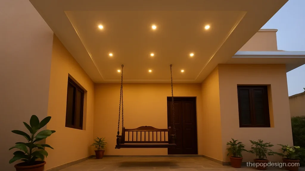 Baranda pop design photos with a grid of small spot lights